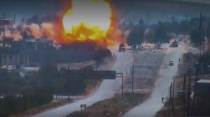 В Сети появилось видео подрыва российского патруля в Сирии