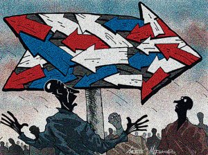 США ждут большие проблемы при любом исходе выборов !