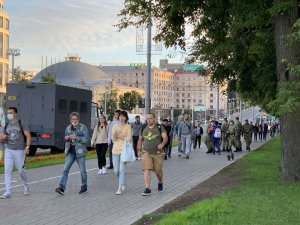 НАЧАЛОСЬ ! В Минске началась акция протеста по итогам регистрации кандидатов в президенты