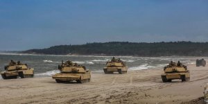 На учебном полигоне Армии США в ходе стрельб подбит танк M1 Abrams