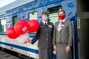 Новый туристический поезд «Сочи» начал курсировать по Черноморскому побережью