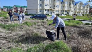Активисты ОНФ в Коми помогли очистить от мусора улицу 65-летия Победы в Сыктывкаре