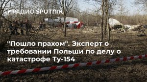 "Польша требует ареста российских диспетчеров... "  ("Пошло прахом". Эксперт о требовании Польши по делу о катастрофе Ту-154)