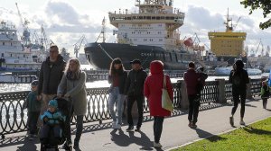 VII Фестиваль ледоколов в Петербурге за 2 дня посетило более 50 тысяч человек