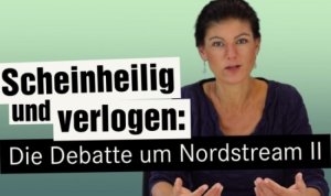 Сара Вагенкнехт о случае с Навальным и о проекте Северный поток 2   (Сара Вагенкнехт: Почему из Навального делают героя, а из Ассанжа преступника?)