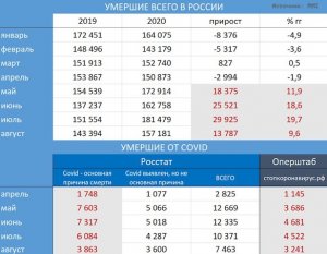 Данные о ковидных смертях в России «нужно умножать на три»: экс-демограф Росстата
