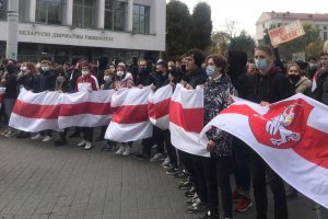 Очень неуловимая стачка - кто забастовал в Белоруссии к полудню 26 октября (Чтобы обнаружить в Минске «революционные массы», приходиться побегать и поискать, передает наш спецкор Владимир Ворсобин)