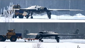 Россия представила беспилотник С-70 «Охотник» в качестве истребителя-перехватчика