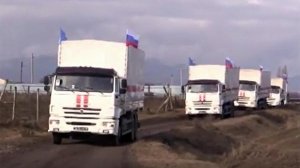 Грузовики МЧС привезли стройматериалы в Нагорный Карабах