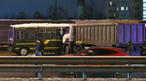 Очевидцы раскрыли подробности аварии с военными автобусами в Подмосковье