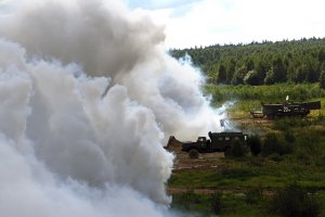 На учениях Северного флота штаб прикроют аэрозольной завесой