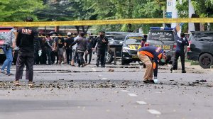 У католической церкви в индонезийском городе Макассар прогремел взрыв