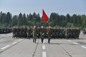 Первая репетиция парада Победы прошла в Подмосковье