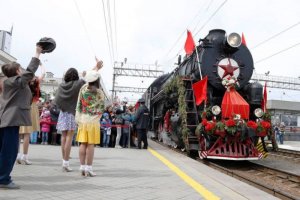 В Нижнем Тагиле сделает остановку ретропоезд, который в годы войны привезли из США