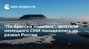 "По-братски поделим": читатели немецкого СМИ понадеялись на развал России