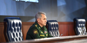 Сергей Шойгу заявил, что в России запустили в серийное производство боевых роботов