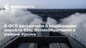 Замдиректора ФСБ Кулишов рассказал о выдворении корабля ВМС Великобритании в районе Крыма