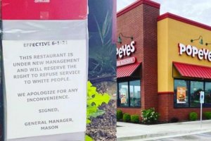 Ресторан в США отказал в обслуживании белым людям и взбесил американцев