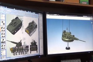 Боевой модуль с 57-мм пушкой значительно повышает возможности БМП