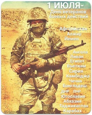 С днём Ветеранов Боевых Действий