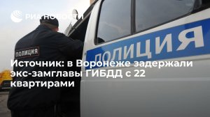 Источник: в Воронеже задержали экс-замглавы ГИБДД с 22 квартирами