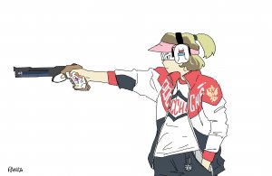 [Стойка] The Sun (Великобритания): российскую олимпийскую чемпионку «знатоки» учат «правильно держать пистолет»