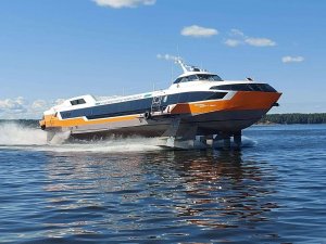 Судно «Метеор 120Р» нового поколения спустили на воду в Нижегородской области