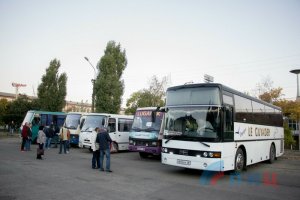 [Выборы 2021] Первая группа жителей ЛНР отправилась в РФ для участия в голосовании на выборах в Думу