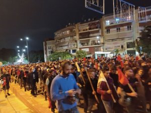 Нападение греческих фашистов на коммунистов