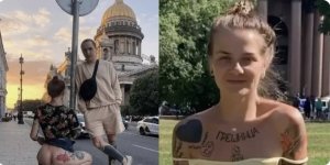 На сфотографировавшуюся у Исаакиевского собора в трусах девушку завели дело  (В таджикской диаспоре недовольны приговором, вынесенным «позорящему нацию» блогеру Бобиеву )
