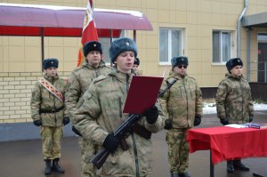 Военнослужащие казанского батальона Росгвардии по охране ВГО приняли присягу