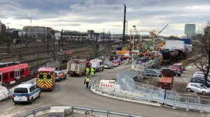 Три человека пострадали в результате взрыва на строительной площадке Deutsche Bahn в Мюнхене