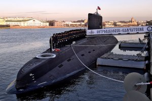 Дизель-электрическая подводная лодка «Петропавловск-Камчатский» выполнила пуск ракеты «Калибр» в акватории Японского моря