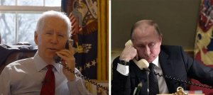 Телефонный разговор Путина и Байдена завершился  (Ранее с Путиным созвонился президент Франции Эммануэль Макрон)