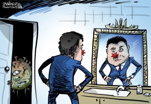 "А что, если Зеленского и выбрали в президенты Украины, потому что он актёр?...."  (Зеленский в интервью немецкому журналисту назвал "наипоганейшей" просьбу европейского политика.... )