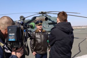 В Татарстане для журналистов организовали пресс-тур в авиационный отряд специального назначения Росгвардии