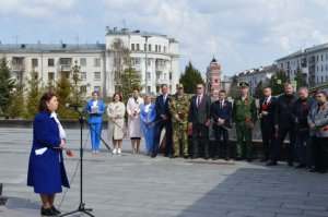 В Казани военнослужащие батальона по охране важных государственных объектов Росгвардии почтили память павших в годы ВОВ работников порохового завода
