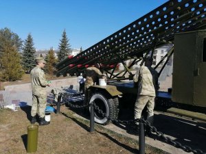 Военнослужащие казанского батальона ВГО Росгвардии приняли участие во всероссийской акции «Вахта памяти»