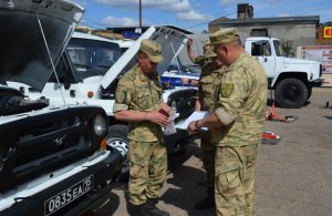 В казанском батальоне Росгвардии провели ежегодный технический осмотр военной техники