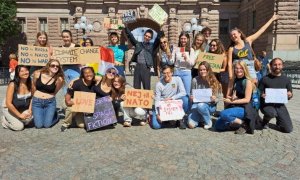 Шведская активистка Грета Тунберг и её друзья выступили против НАТО