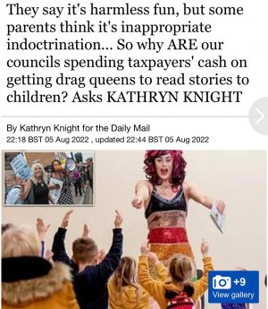 В Великобритании новая мода - трансвеститы читают детям книжки в детских садах на темы «гендерного разнообразия»