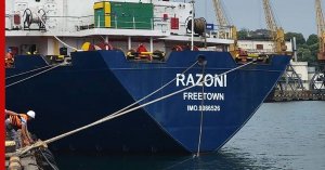 Сухогруз Razoni не зайдет в порт Триполи из-за отказа ливанского заказчика от украинской кукурузы