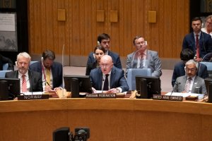 Нас поражает безответственность европейских политических элит, которые в своей безоговорочной и иррациональной поддержке Киева ставят под угрозу безопасность собственных граждан - В.А. Небензя