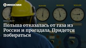 Польша остается на зиму без газа. Должна ли Германия прийти ей на помощь?