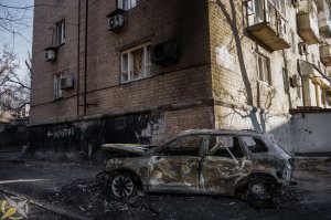 Удары по центру Донецка