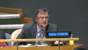 Позиция государств воевавших против стран антигитлеровской коалиции, показала преждевременность дискуссий об исключения из текста Устава ООН формулировок о "вражеских государствах" - Г.В.Кузьмин