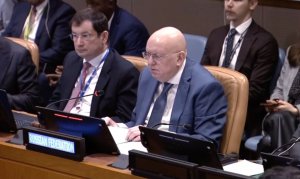 На Западе объявили преступлением спасение людей, оказавшихся на территории, подвергающейся бомбардировкам ВСУ из поставляемого Западом оружия - В.А. Небензя