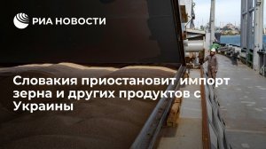 [Европа - не Украина] Премьер Словакии объявил о приостановке импорта зерна и других продуктов с Украины