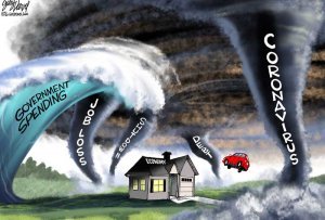 [Дефолт или секвестр? Perfect storm!] The Economist: мировым рынкам грозит катастрофа одновременного роста госдолга, доллара и ставки ФРС США, но Вашингтон - не Супергерой. Run for your lives!