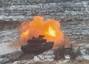 Горящий "Леопард" на русской земле. Эта война для немцев только начинается